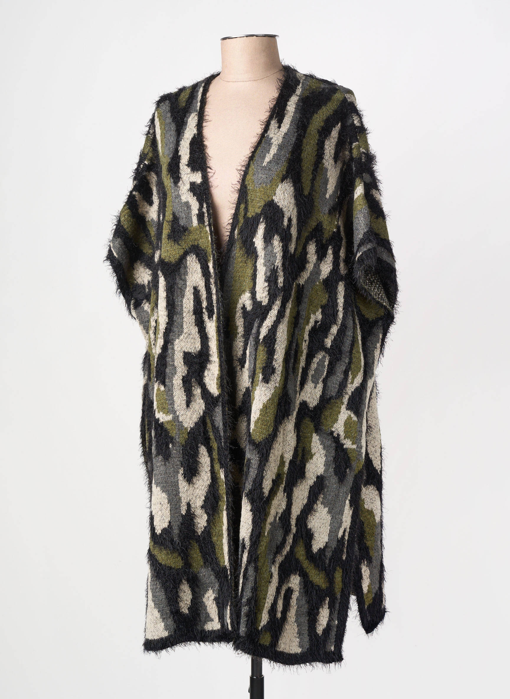 Gilet sans manche col v vert FELINO femme