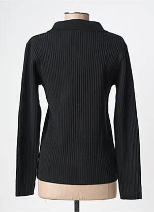 Gilet manches longues coupe cintrée noir FELINO femme