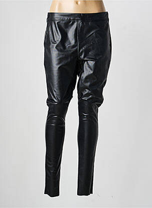 Legging tissage simili-cuir taille normale noir ONLY CARMAKOMA femme