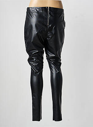 Legging tissage simili-cuir taille normale noir ONLY CARMAKOMA femme