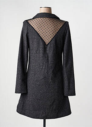 Robe courte manches longues manches longues gris ATELIER EVÈNE femme