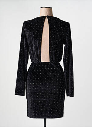 Robe courte manches longues manches longues noir PEACE N'LOVE femme