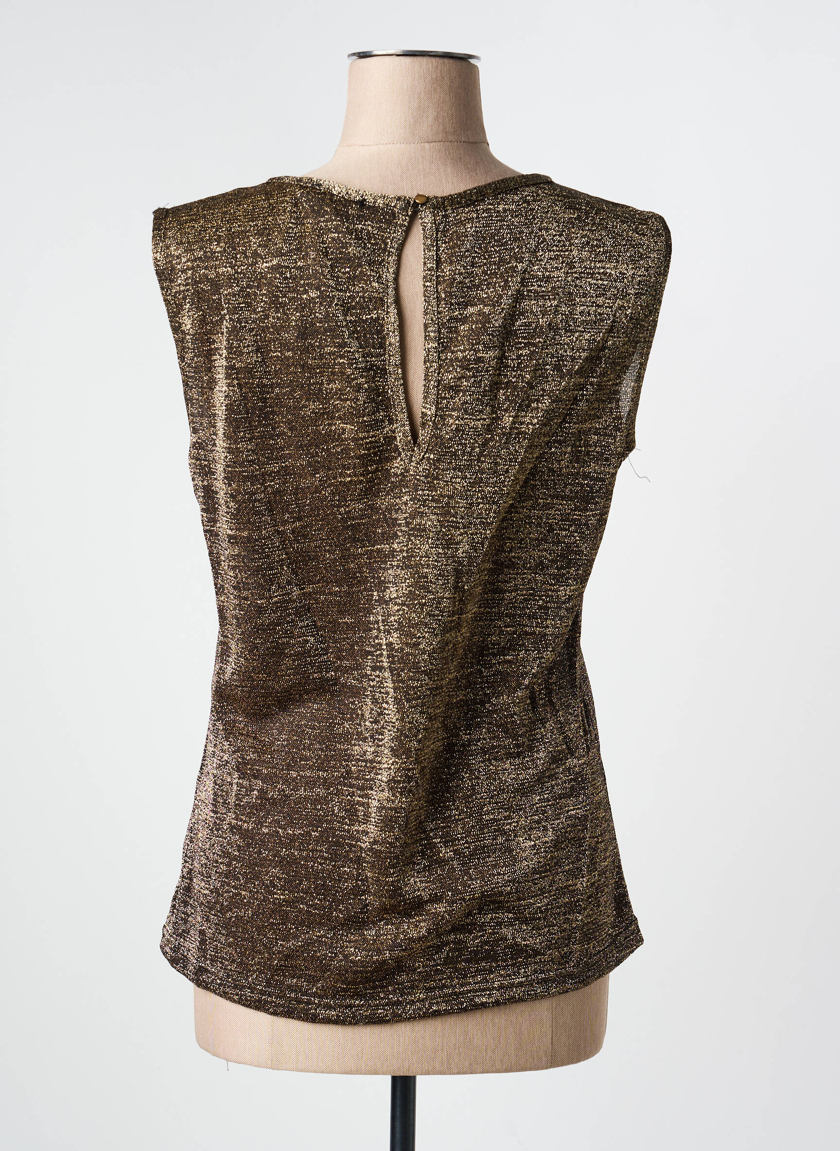 Top stretch sans manche or AKOZ DE TOI femme