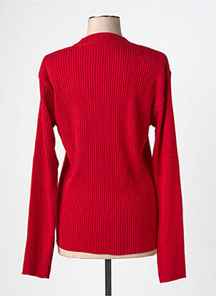 Pull stretch manches longues rouge FELINO femme