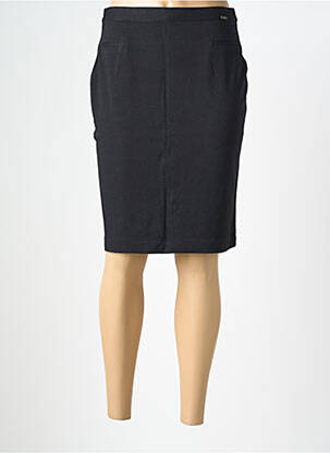 Jupe mi-longue stretch noir FELINO femme