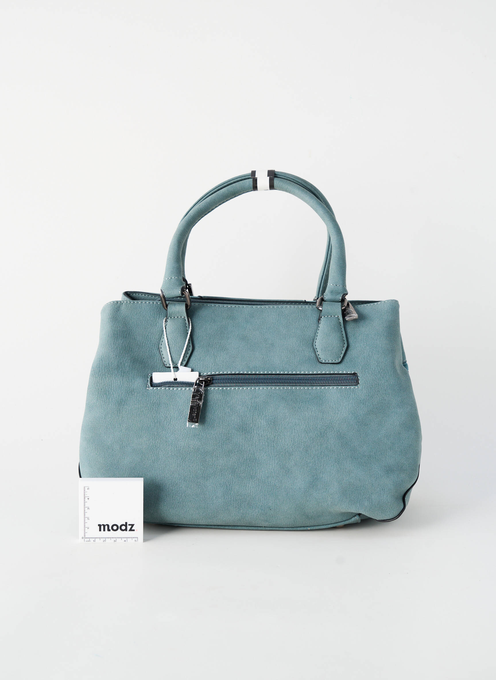 Sac fermeture zippée forme rectangulaire bleu MAC ALYSTER femme