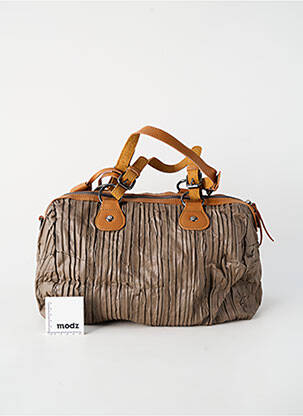 Sac fermeture zippée forme rectangulaire gris LES TROPEZIENNES PAR M.BELARBI femme