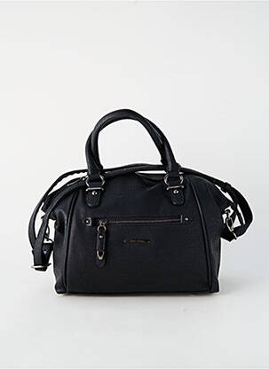 Sac fermeture zippée forme rectangulaire noir HEXAGONA femme