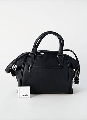Sac fermeture zippée forme rectangulaire noir HEXAGONA femme