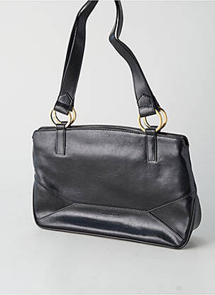 Sac fermeture zippée forme rectangulaire noir DUOLYNX femme
