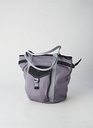 Sac fermeture zippée forme sceau gris LEVI'S femme