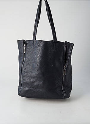 Sac fermeture zippée forme rectangulaire noir ETERNEL femme