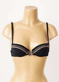 Soutien-gorge haut soutien-gorge moulé haut soutien-gorge moulé noir LOU femme
