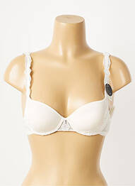 Soutien-gorge effet matière satinée haut soutien-gorge push-up beige CHANTELLE femme