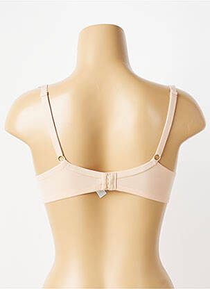 Soutien-gorge effet matière satinée haut soutien-gorge moulé chair PIEGE femme