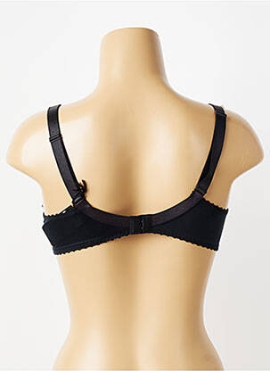 Soutien-gorge broderie haut soutien-gorge moulé noir SECRET D'EVA femme