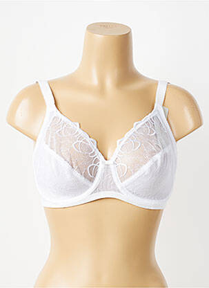 Soutien-gorge effet matière satinée haut soutien-gorge emboitant blanc TRIUMPH femme