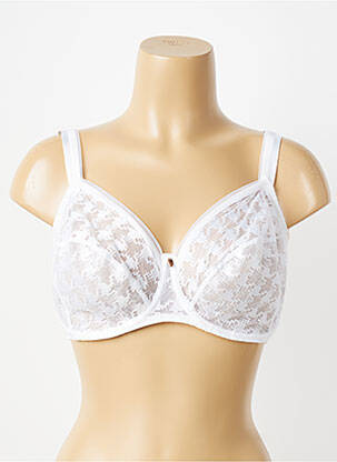 Soutien-gorge légère et transparente haut soutien-gorge emboitant blanc LEJABY femme