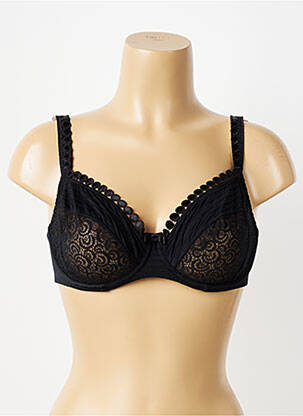 Soutien-gorge légère et transparente haut soutien-gorge emboitant noir LEJABY femme
