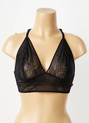 Soutien-gorge sans armature haut soutien-gorge nageur noir SLOGGI femme