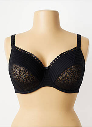 Soutien-gorge légère et transparente haut soutien-gorge emboitant noir LEJABY femme