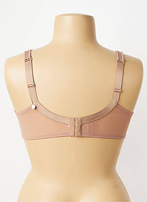 Soutien-gorge effet matière satinée haut soutien-gorge emboitant chair MAISON LEJABY femme
