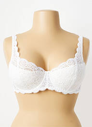 Soutien-gorge effet matière satinée haut soutien-gorge moulé blanc TRIUMPH femme