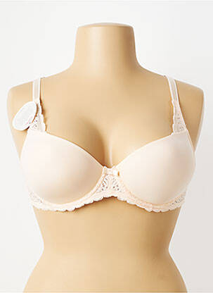Soutien-gorge effet matière satinée haut soutien-gorge moulé rose TRIUMPH femme
