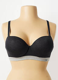 Soutien-gorge effet matière satinée haut soutien-gorge moulé gris SLOGGI femme