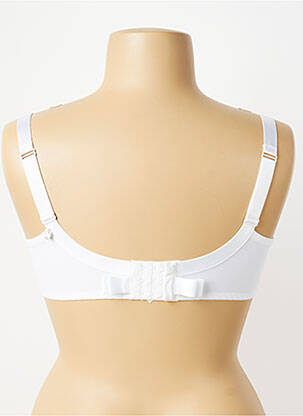 Soutien-gorge effet matière satinée haut soutien-gorge emboitant blanc MAISON LEJABY femme