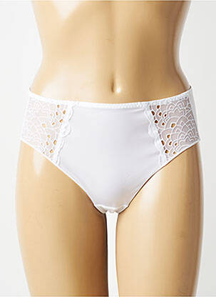 Culotte tissage satiné blanc MAISON LEJABY femme