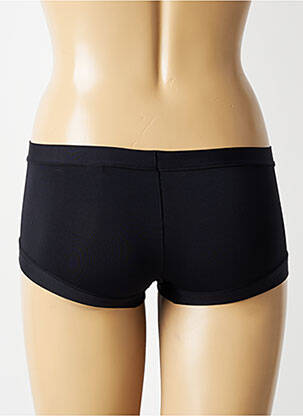 Shorty effet matière satinée noir AVET femme