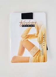 Bas stretch noir FILODORO femme