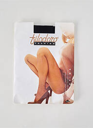 Collants stretch noir FILODORO femme