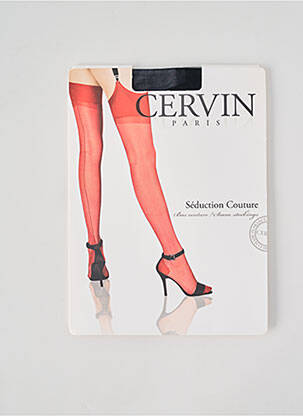Bas stretch noir CERVIN femme