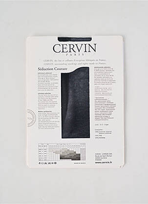 Bas stretch noir CERVIN femme