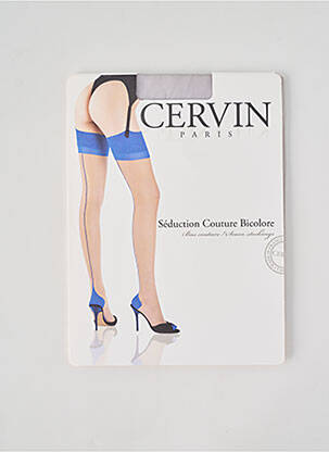 Bas stretch gris CERVIN femme