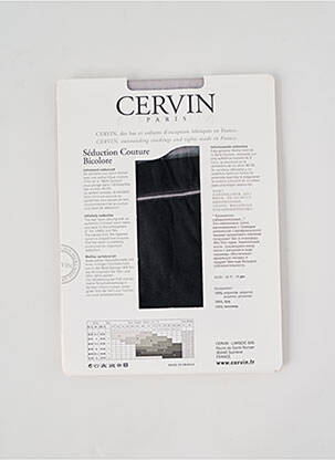 Bas stretch gris CERVIN femme