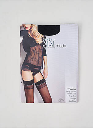 Bas stretch noir SISI femme
