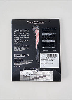 Bas broderie noir CHANTAL THOMASS femme