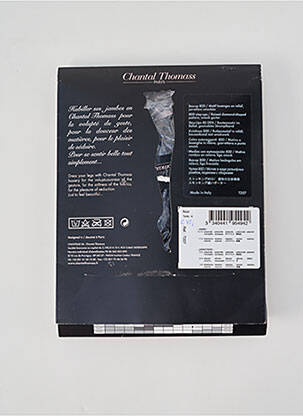 Bas imprimé fantaisie noir CHANTAL THOMASS femme