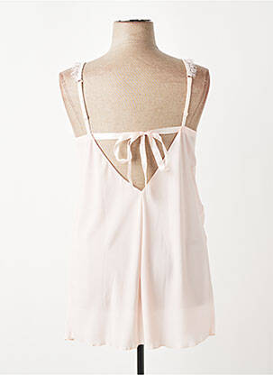 Top/caraco broderie rose PIEGE femme