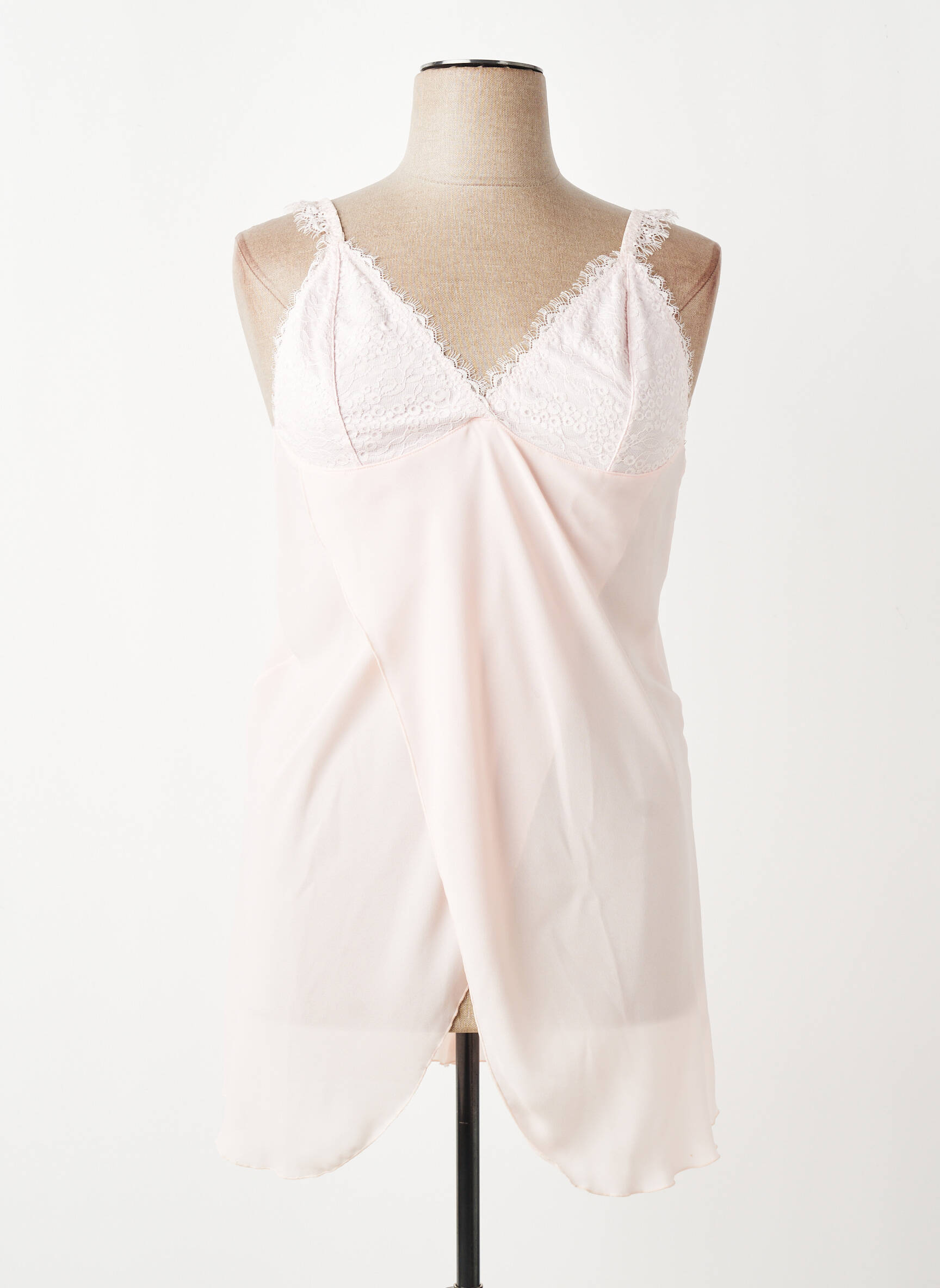 Top/caraco broderie rose PIEGE femme