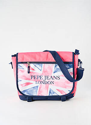 Sac bandoulière réglable forme besace bleu PEPE JEANS femme