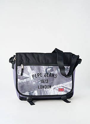 Sac bandoulière réglable forme besace gris PEPE JEANS femme