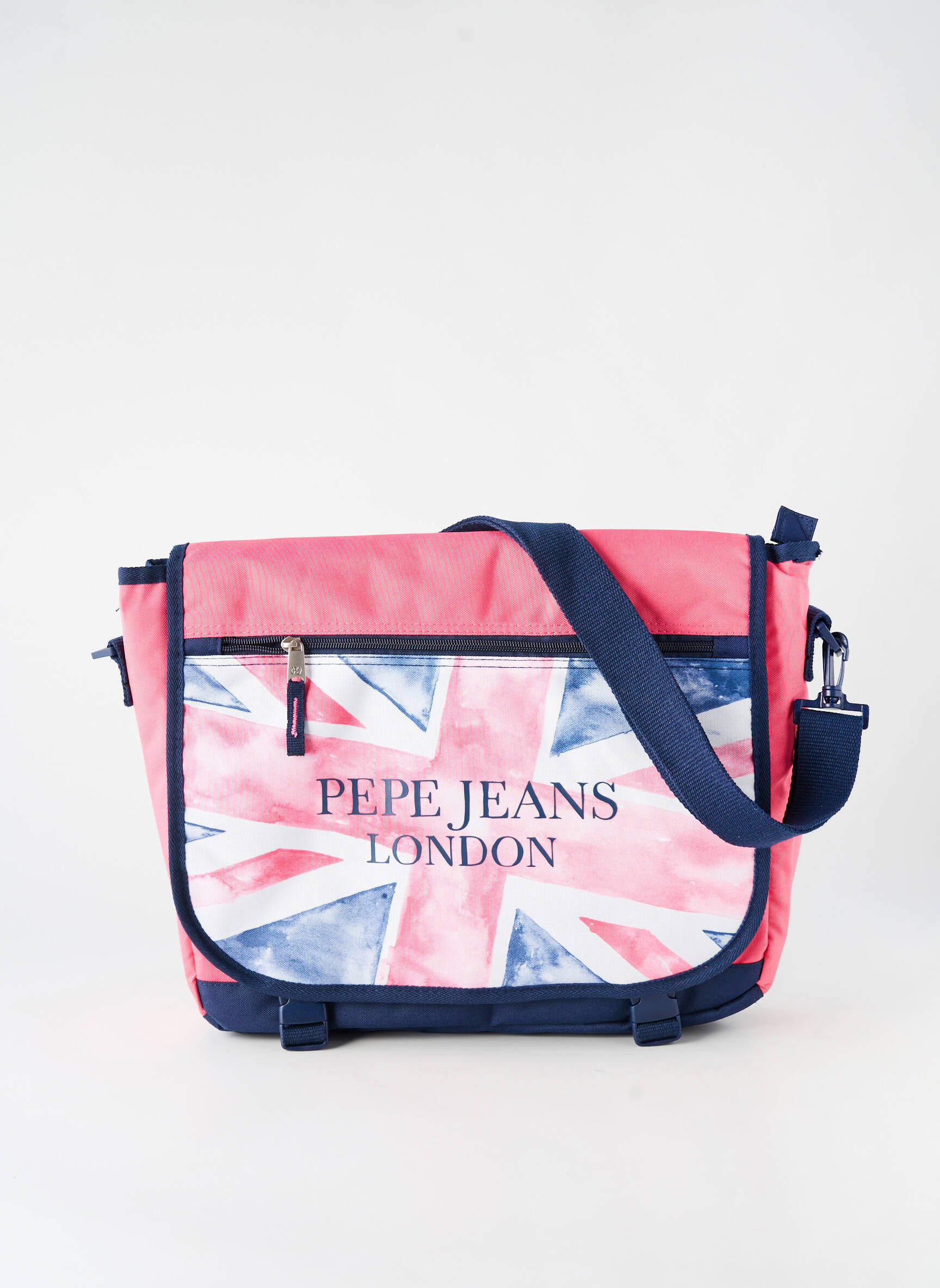 Sac bandoulière réglable forme besace bleu PEPE JEANS femme