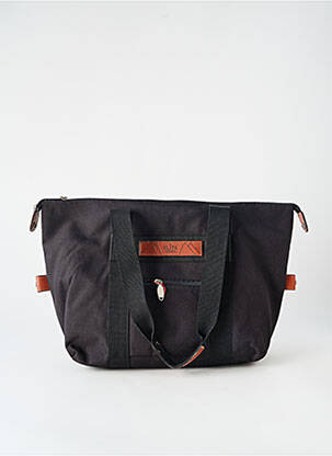 Sac fermeture zippée forme rectangulaire noir ELITE femme
