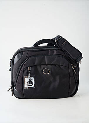Sac fermeture zippée forme rectangulaire noir DELSEY femme