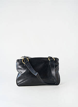 Sac fermeture zippée forme rectangulaire noir DUOLYNX femme