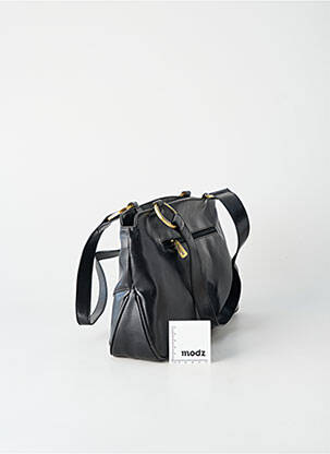 Sac fermeture zippée forme rectangulaire noir DUOLYNX femme